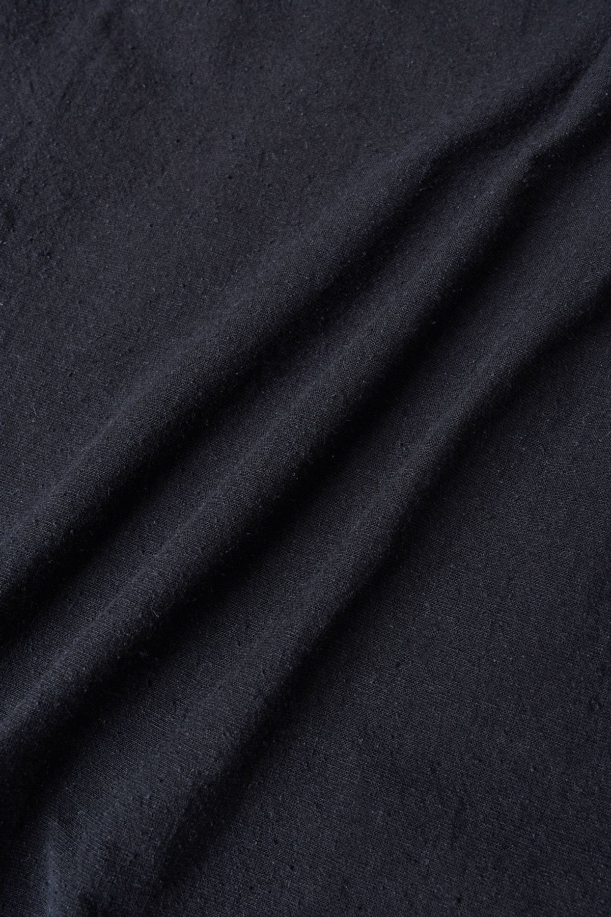 해칭룸(HATCHINGROOM) Rana Shirt Silk Nep Black
