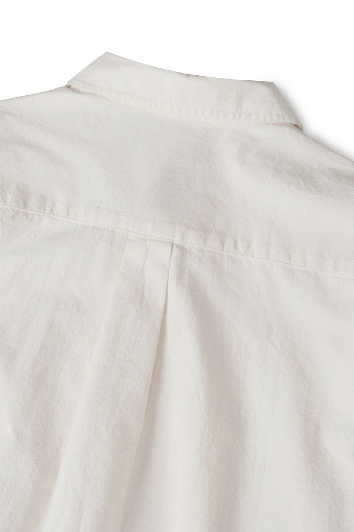 해칭룸(HATCHINGROOM) Rana Shirt Silk Nep Ecru