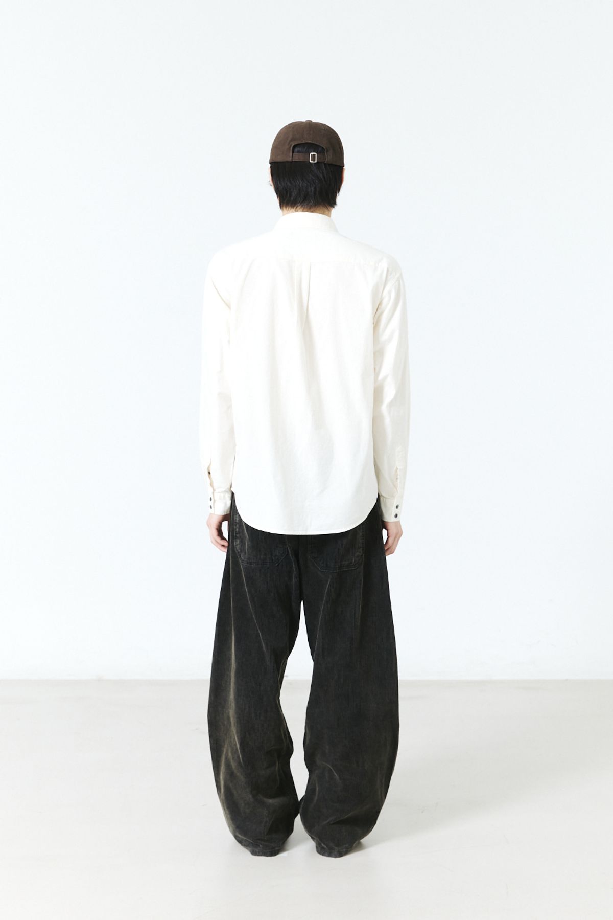 해칭룸(HATCHINGROOM) Rana Shirt Silk Nep Ecru
