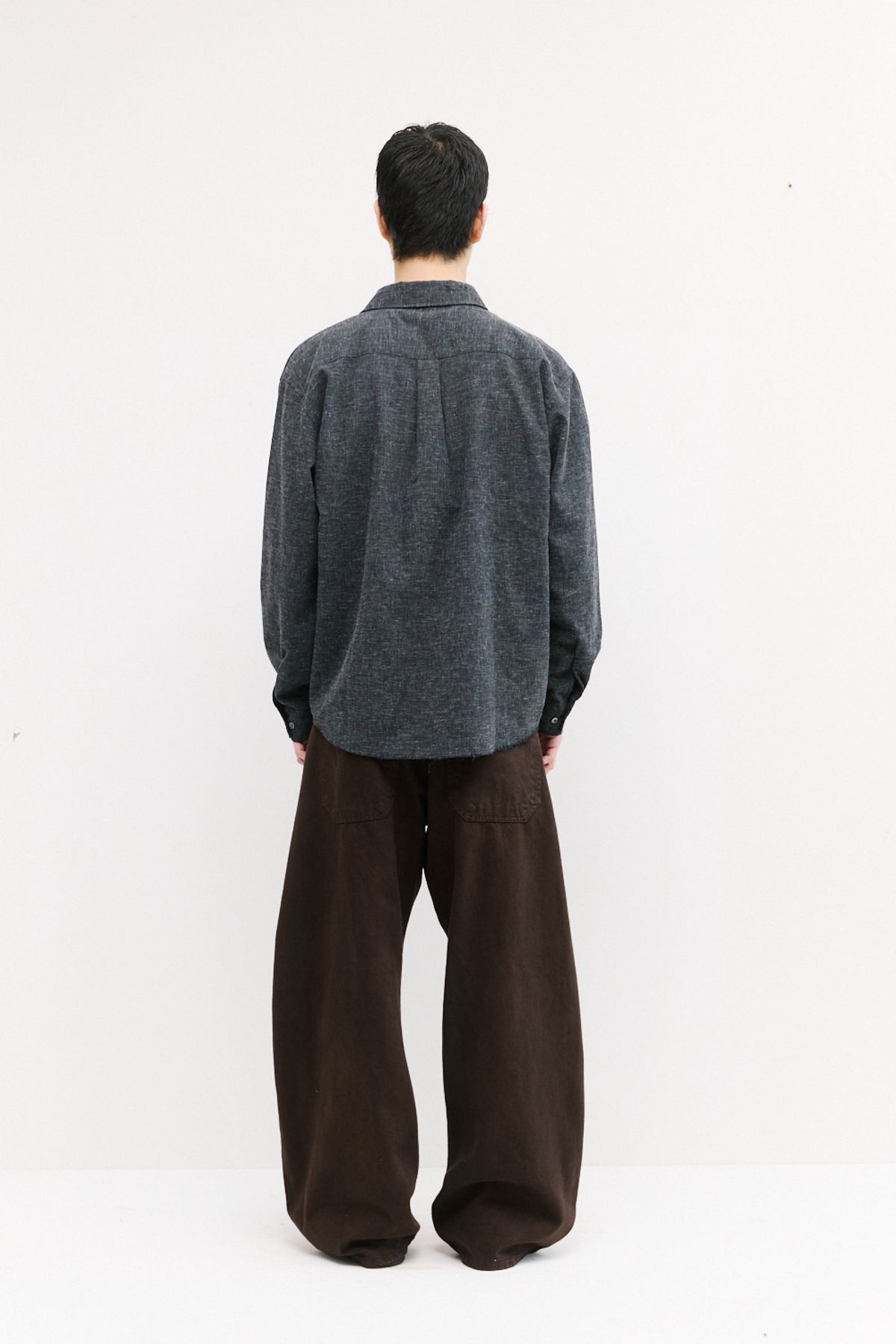 해칭룸(HATCHINGROOM) Museum Shirt Slub Grey