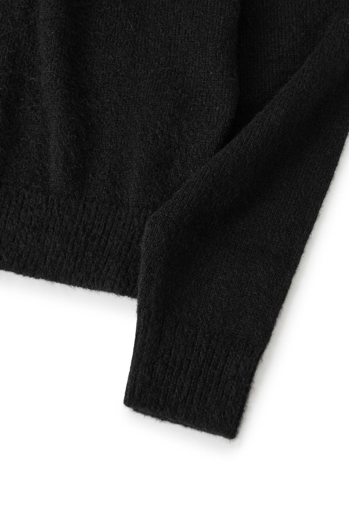 해칭룸(HATCHINGROOM) Base Hoodie Knit Black