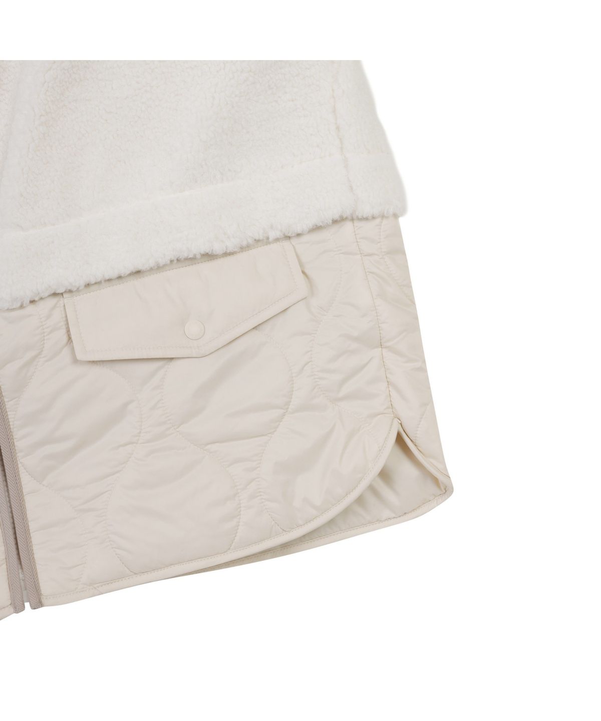 골든베어(GOLDEN BEAR) (W) Fleece Hybrid Quilted Jacket G5UAW25931IVX