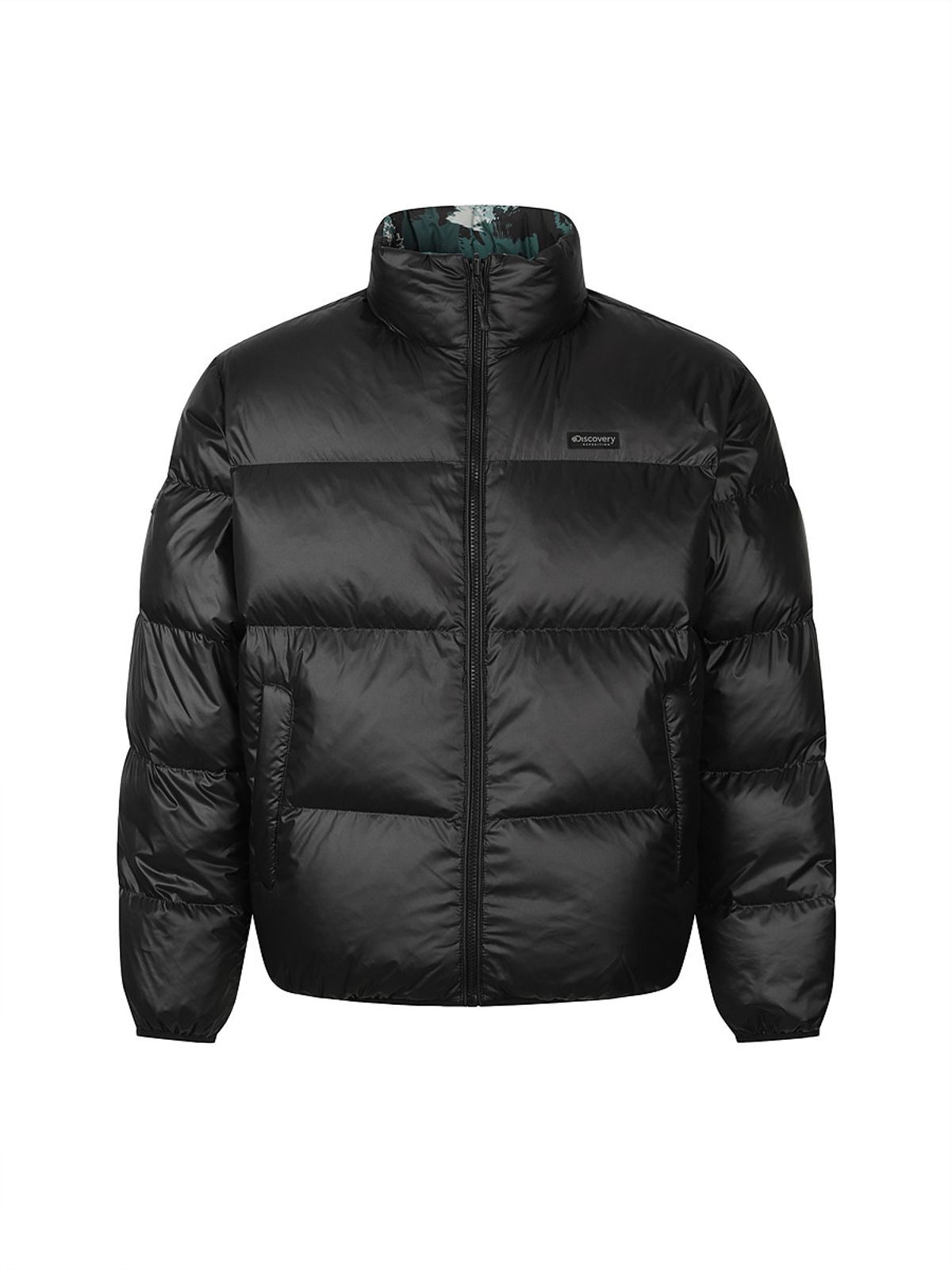 디스커버리 익스페디션(DISCOVERY EXPEDITION) 유니 반슬리 리버시블 다운 숏패딩 (Ptn.Black)