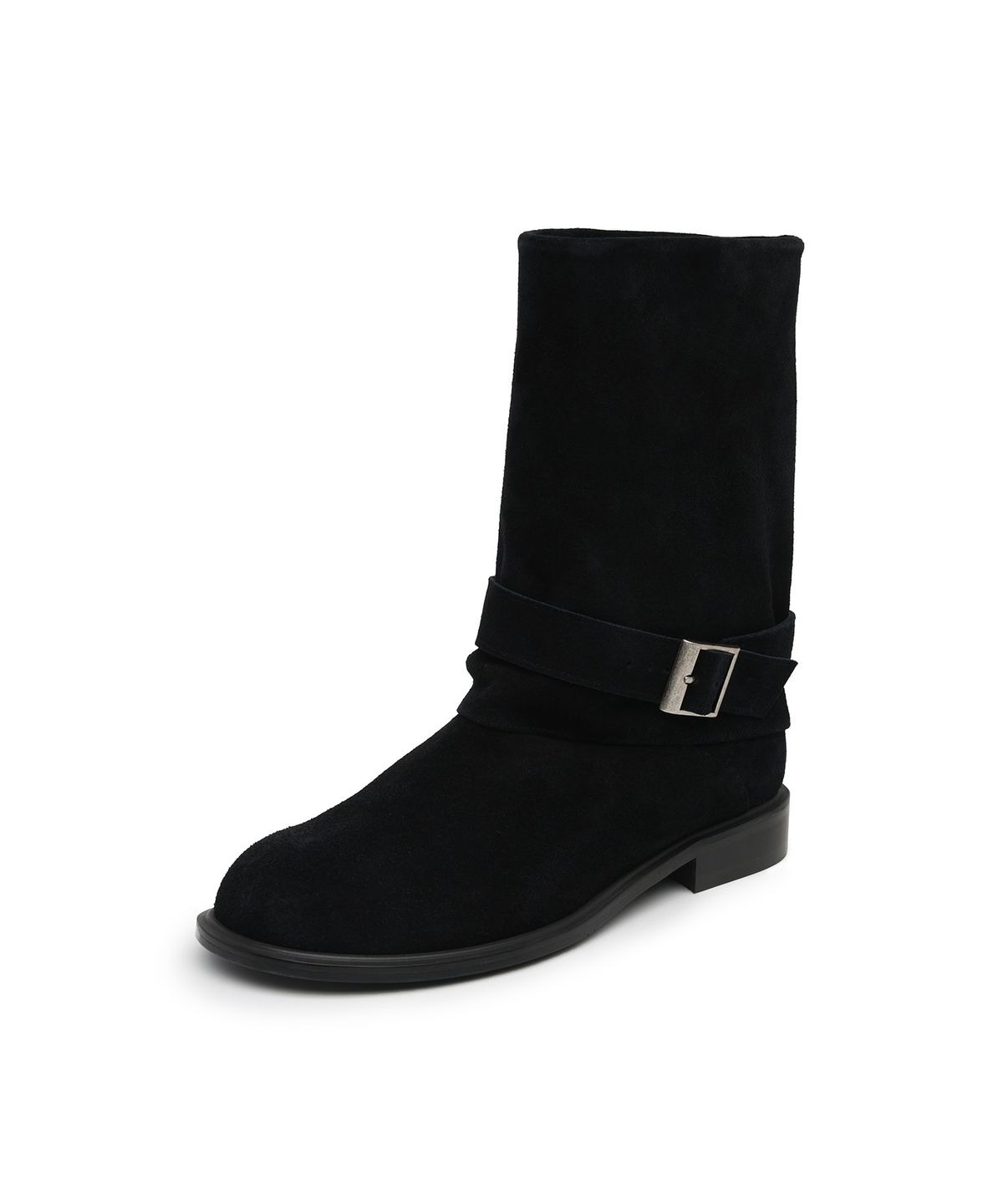 앤버터럼(ANDBUTTERUM) Noel_Middle Boots_Black(BF5CBH23BK)