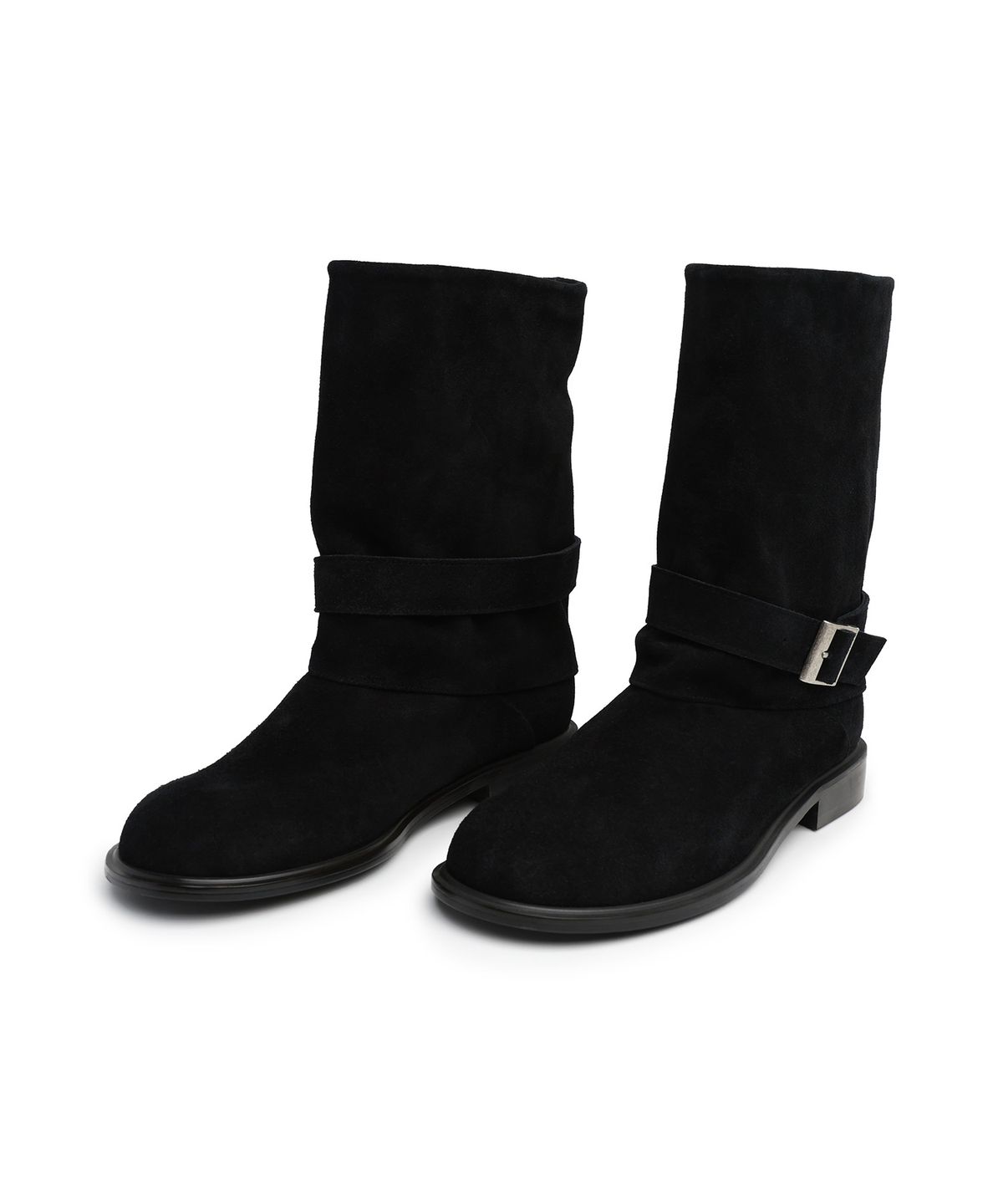 앤버터럼(ANDBUTTERUM) Noel_Middle Boots_Black(BF5CBH23BK)