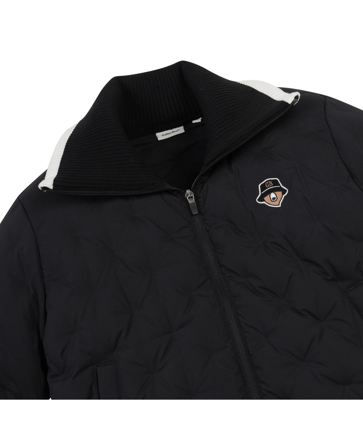 골든베어(GOLDEN BEAR) (W) Rib Collar Short Sleeve Tube Down Jacket G5UAW25901BKX