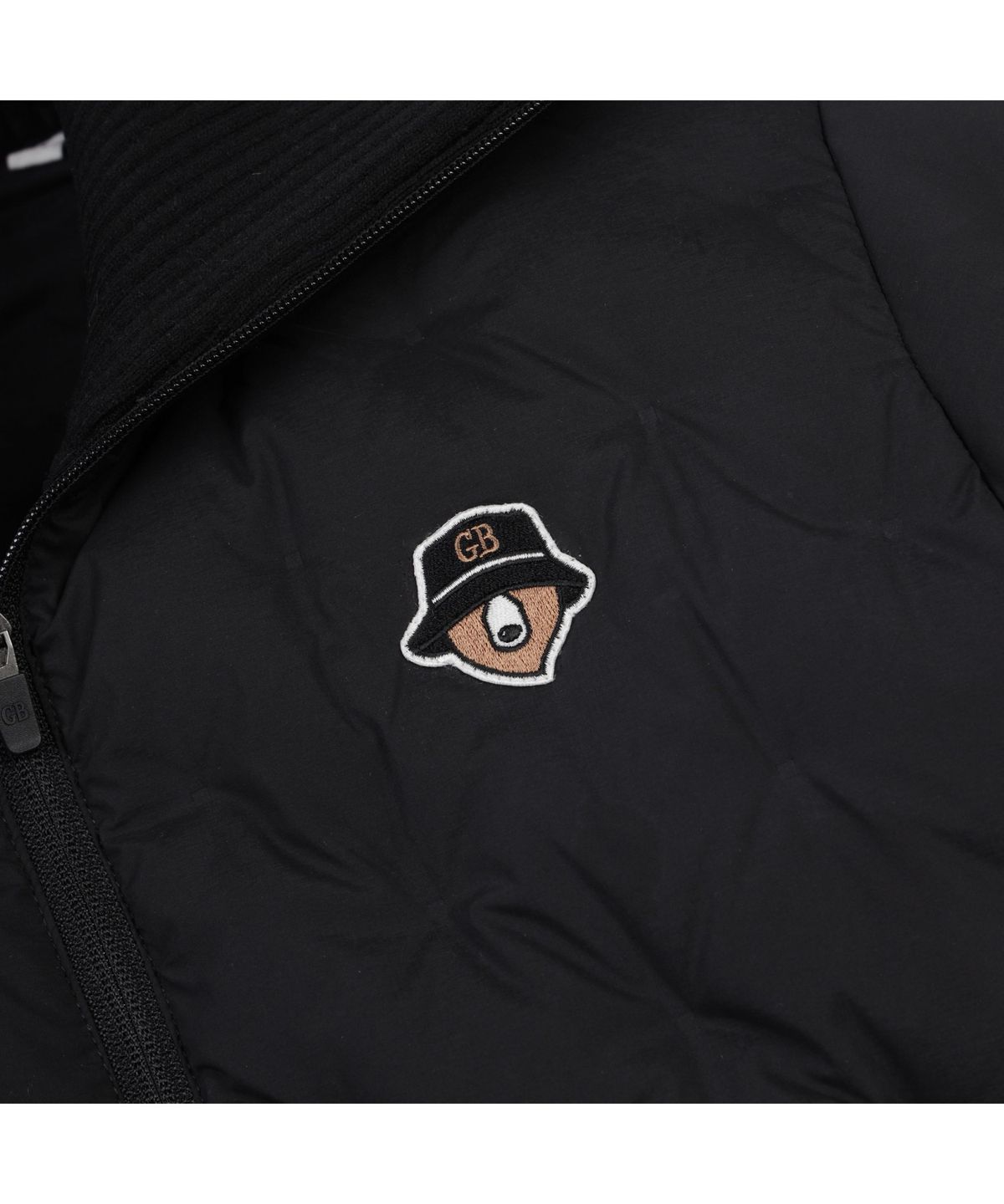 골든베어(GOLDEN BEAR) (W) Rib Collar Short Sleeve Tube Down Jacket G5UAW25901BKX