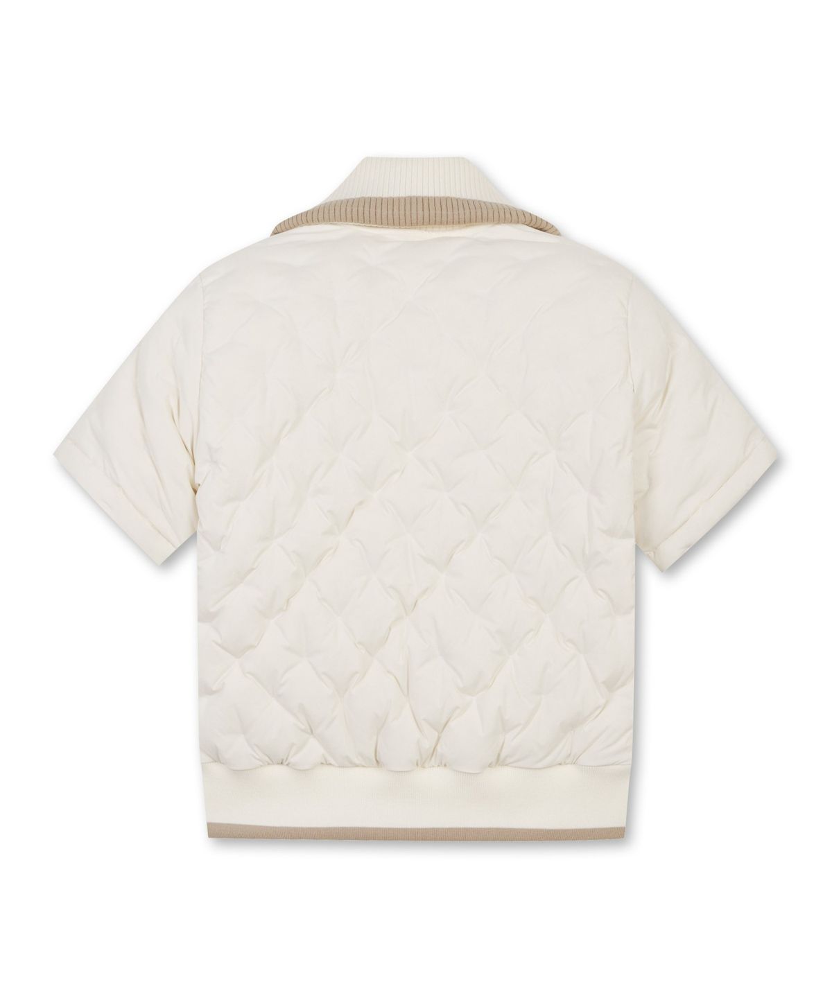 골든베어(GOLDEN BEAR) (W) Rib Collar Short Sleeve Tube Down Jacket G5UAW25901IVX