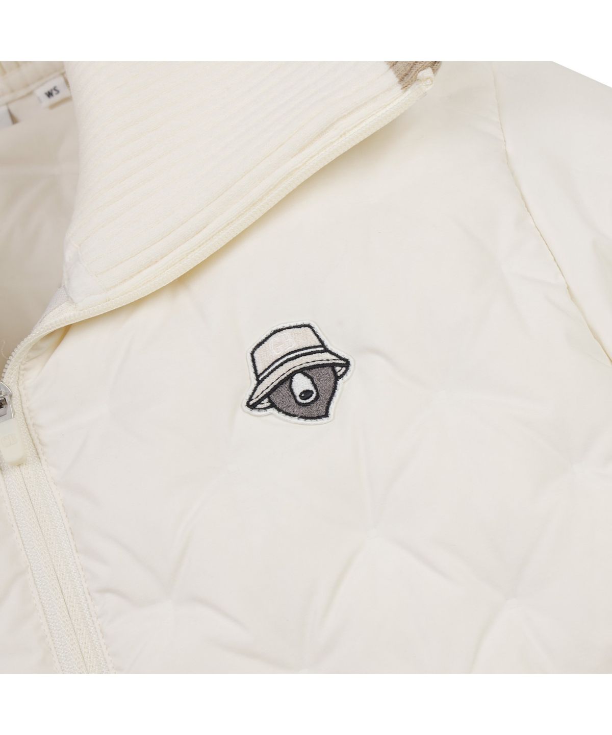골든베어(GOLDEN BEAR) (W) Rib Collar Short Sleeve Tube Down Jacket G5UAW25901IVX
