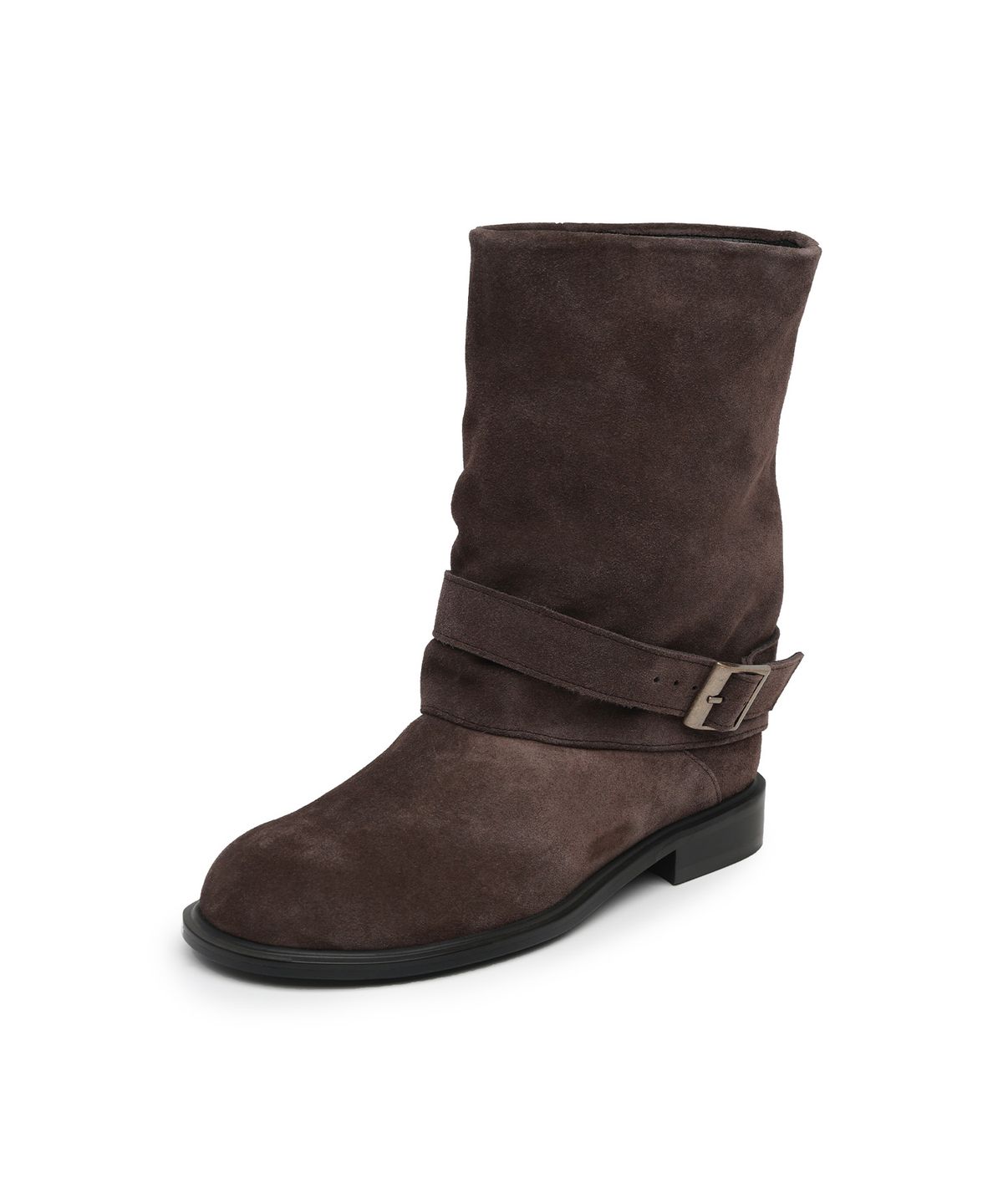 앤버터럼(ANDBUTTERUM) Noel_Middle Boots_Deep Brown(BF5CBH23DB)