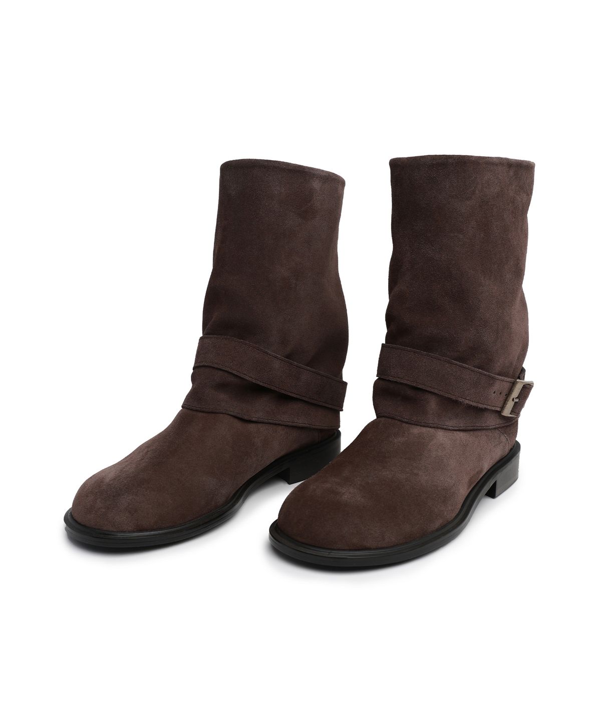 앤버터럼(ANDBUTTERUM) Noel_Middle Boots_Deep Brown(BF5CBH23DB)