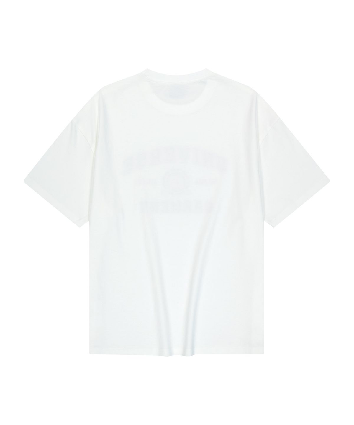 유니버스 가먼트(UNIVERSE GARMENT) UG 심볼 로고 프린트 티셔츠_WHITE