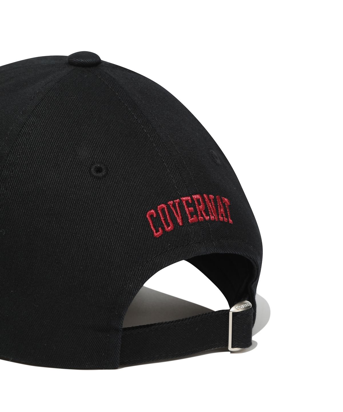 커버낫(COVERNAT) 스몰 C로고 3D 자수 코지 핏 볼캡 Black
