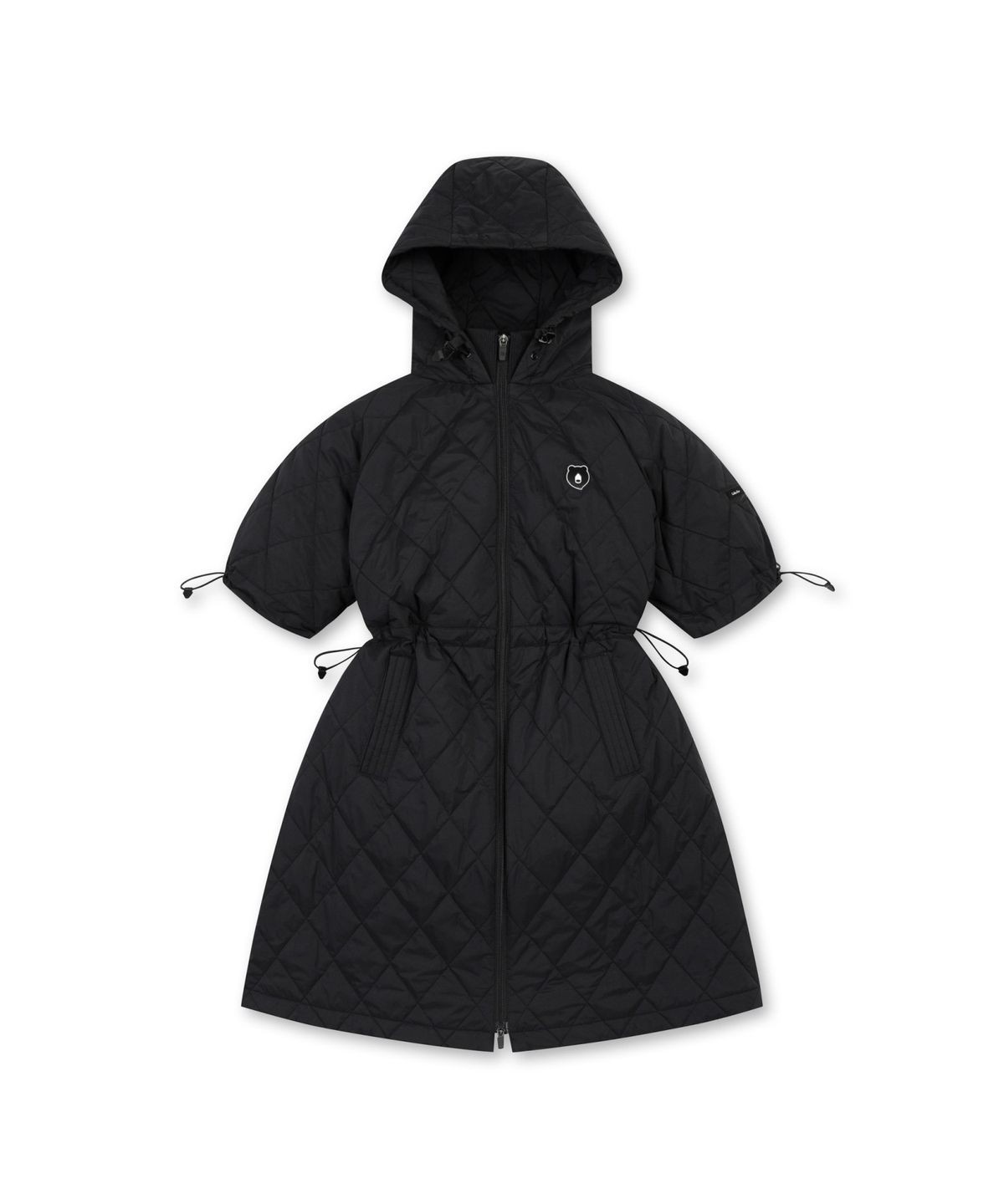 골든베어(GOLDEN BEAR) (W) Short Sleeve Quilted Dress G5UAW25911BKX