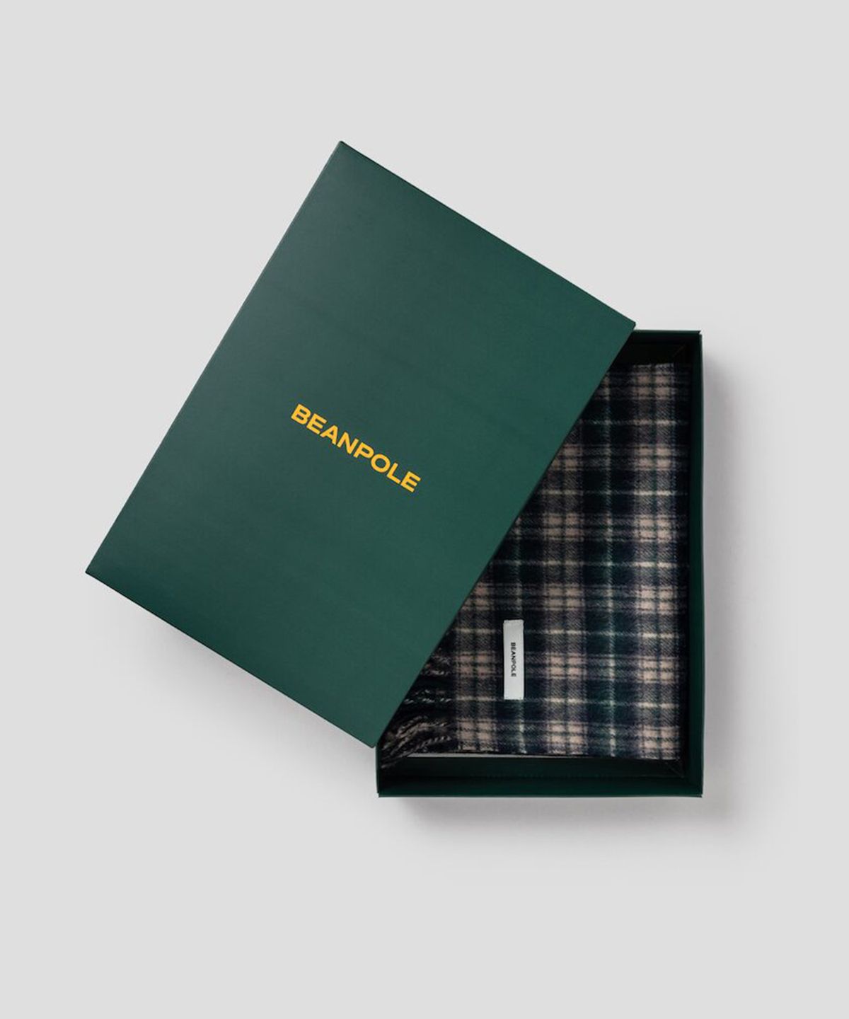 빈폴 액세서리(BEANPOLE ACCESSORY) 울 뉴체크 머플러  그린