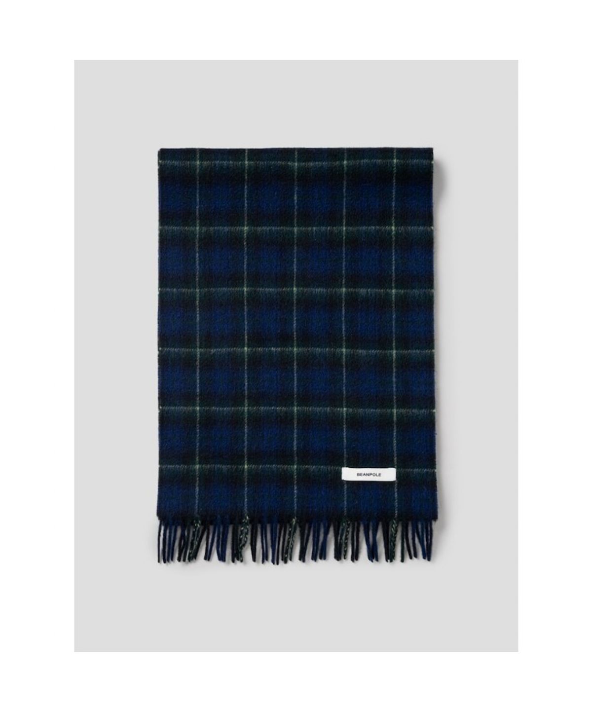 빈폴 액세서리(BEANPOLE ACCESSORY) 울 뉴체크 머플러  네이비