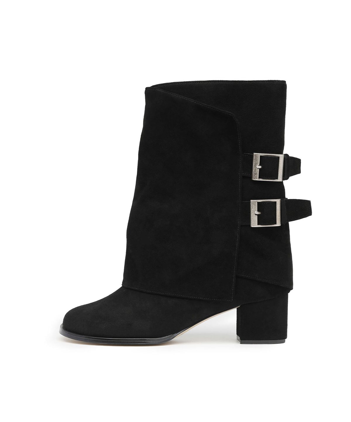 앤버터럼(ANDBUTTERUM) Russet_Middle Boots_Black(BF5CBH22BK)