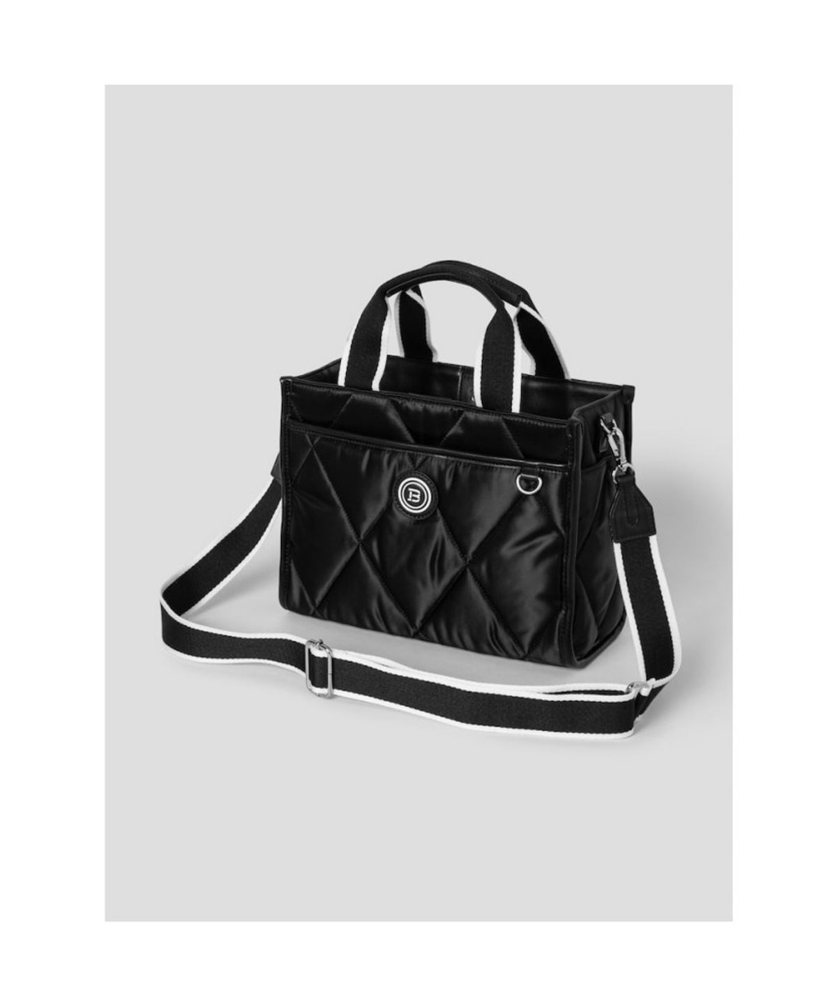 빈폴 액세서리(BEANPOLE ACCESSORY) 여성 스퀘어 퀼팅백  블랙