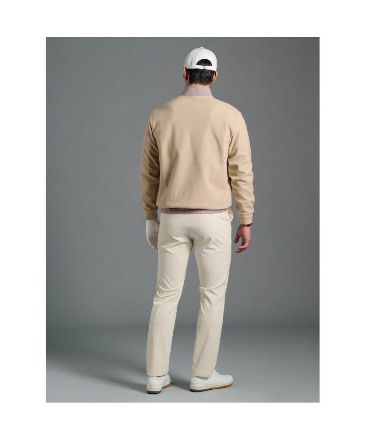 빈폴골프(BEANPOLE GOLF) 남성 반집업 티셔츠  베이지