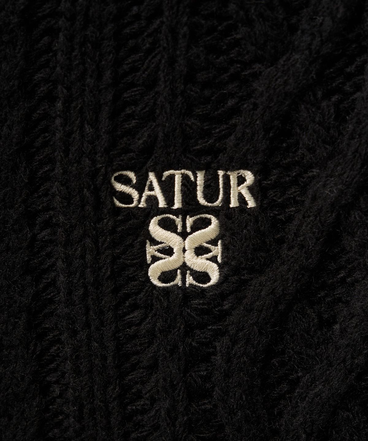 세터(SATUR) (W) 로턴 코위찬 니트 가디건 블랙