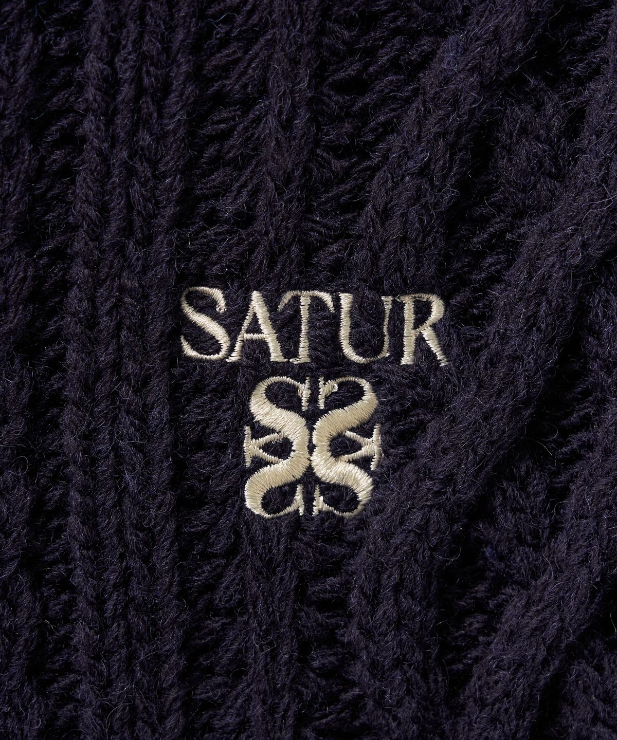 세터(SATUR) (W) 로턴 코위찬 니트 가디건 네이비