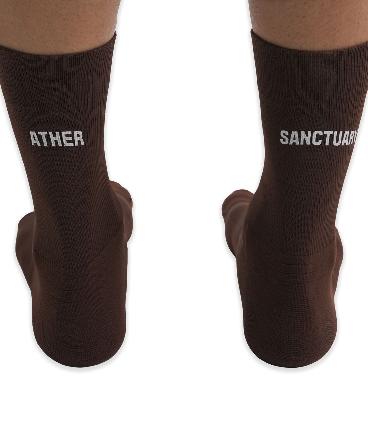 타스 (디아더생츄어리)(TAS (THEATHERSANCTUARY)) 에테르 나일론 러닝 삭스 (브라운)