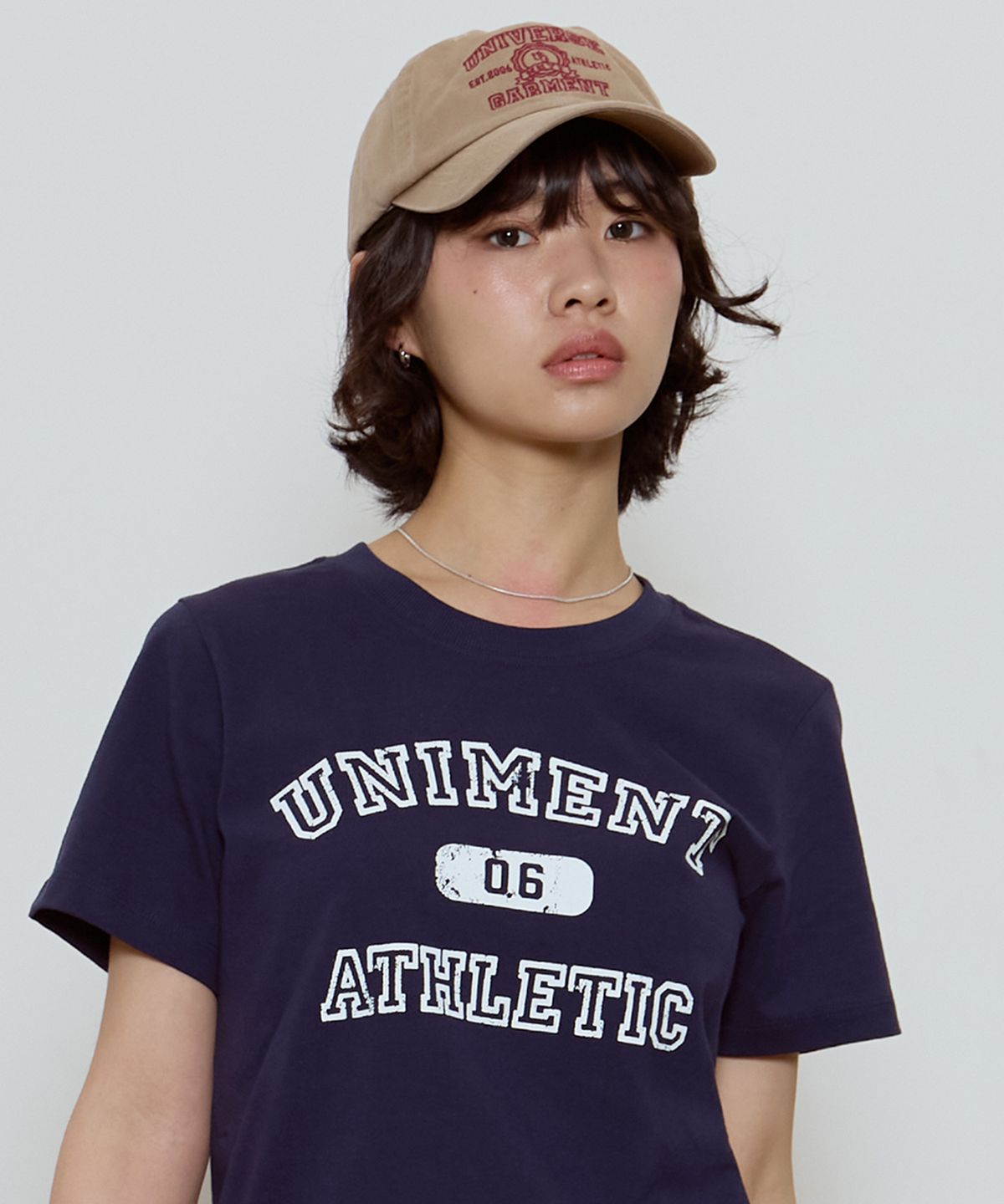 유니버스 가먼트(UNIVERSE GARMENT) UG 심볼 로고 볼캡_BEIGE