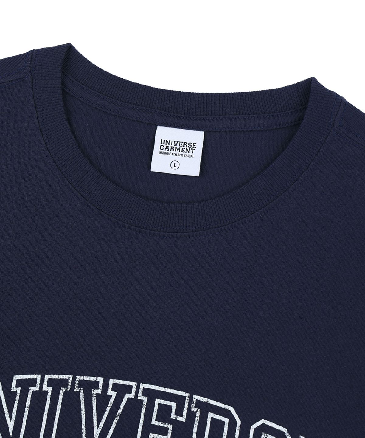 유니버스 가먼트(UNIVERSE GARMENT) UG 빈티지 애슬래틱 클럽 티셔츠_Navy