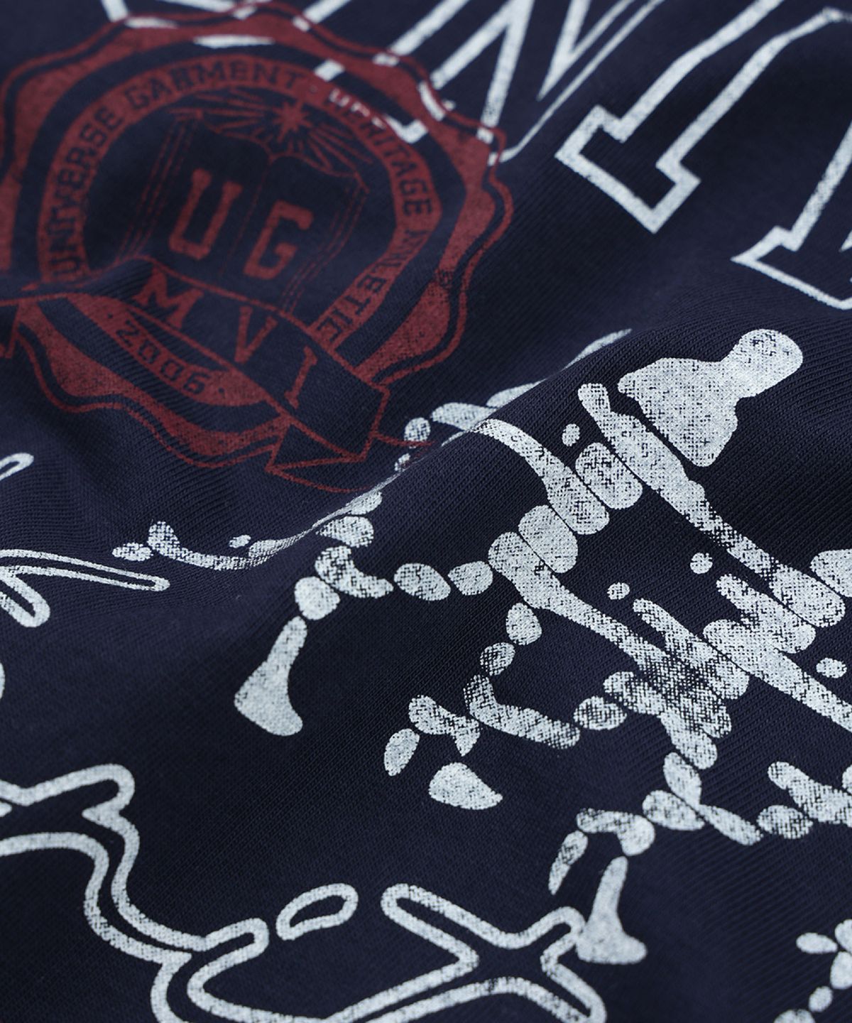 유니버스 가먼트(UNIVERSE GARMENT) UG 빈티지 애슬래틱 클럽 티셔츠_Navy