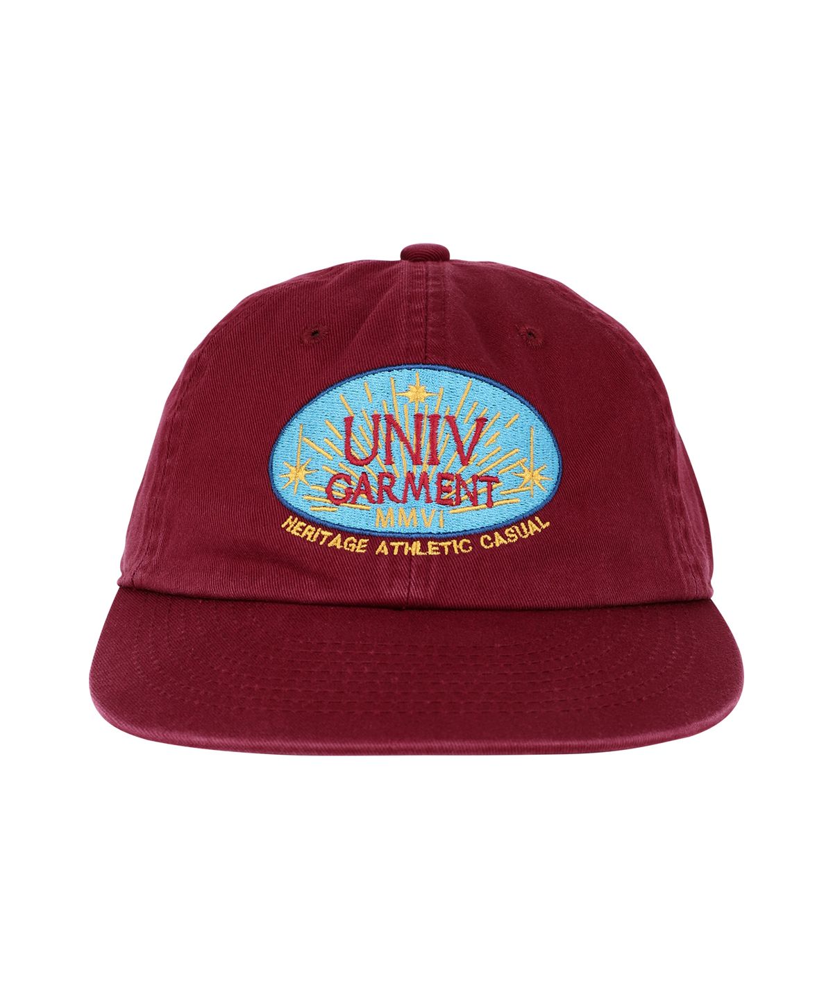 유니버스 가먼트(UNIVERSE GARMENT) UG 선라이트 워싱 캡_Burgundy