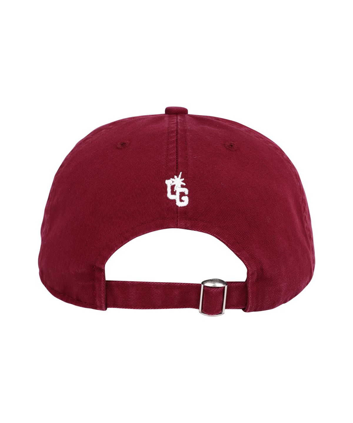 유니버스 가먼트(UNIVERSE GARMENT) 레트로 유니버스 오벌 로고 워싱 캡_Burgundy