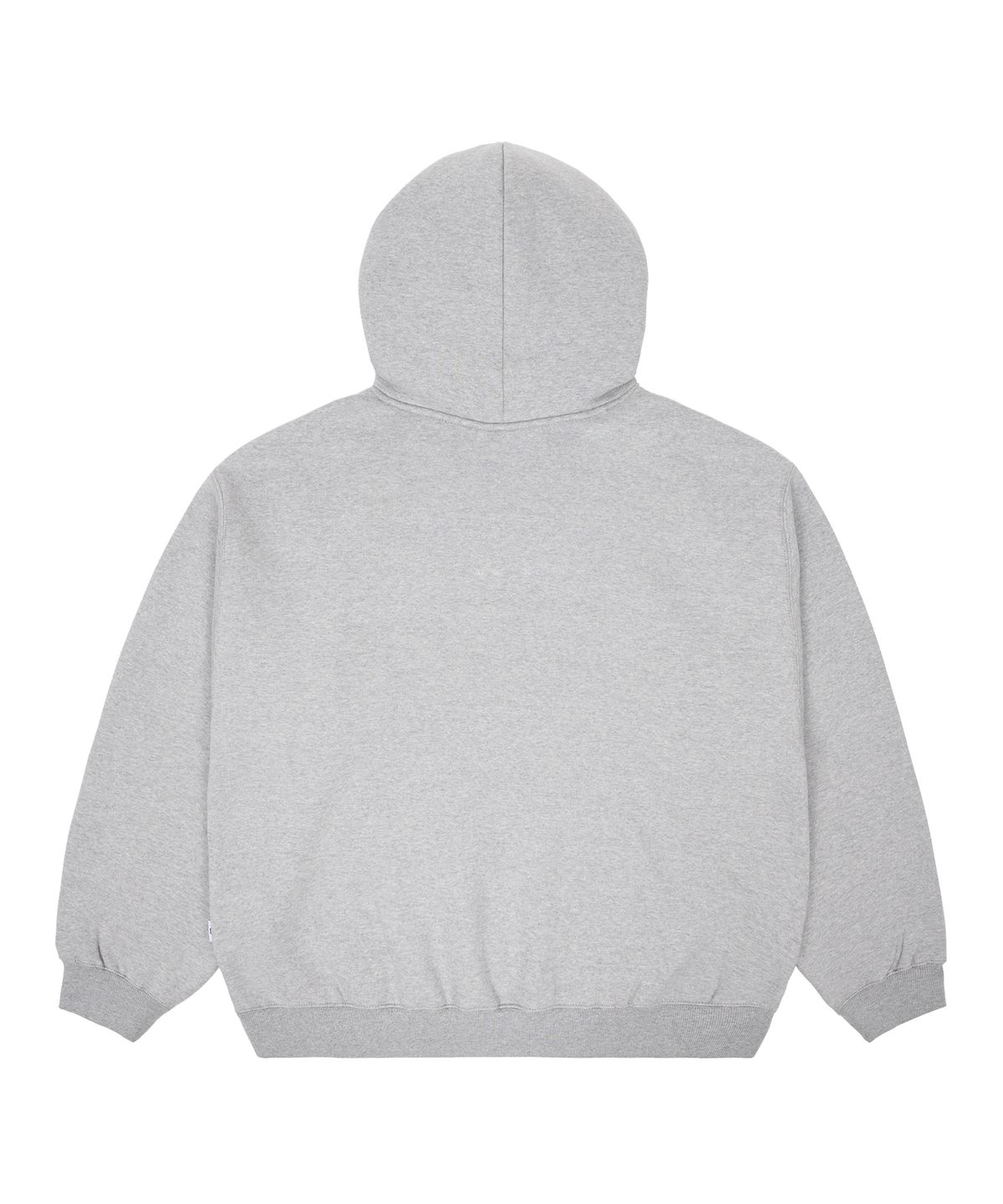 유니버스 가먼트(UNIVERSE GARMENT) 유니버스 싸인 로고 기모 후드_Melange Grey