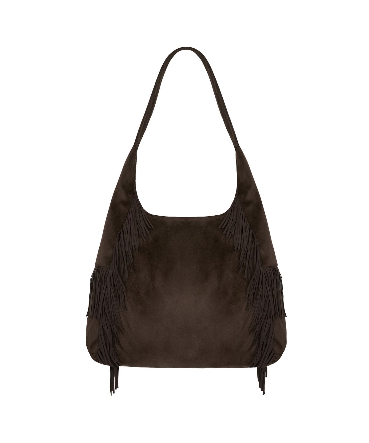 라티젠(LARTIGENT) [DISNEY] WISH_GEOMETIC SUEDE BAG(BROWN)