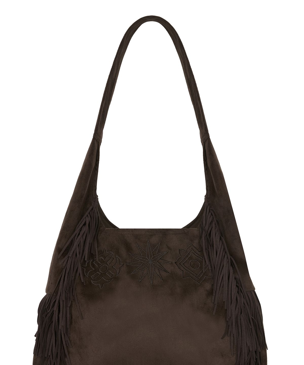 라티젠(LARTIGENT) [DISNEY] WISH_GEOMETIC SUEDE BAG(BROWN)