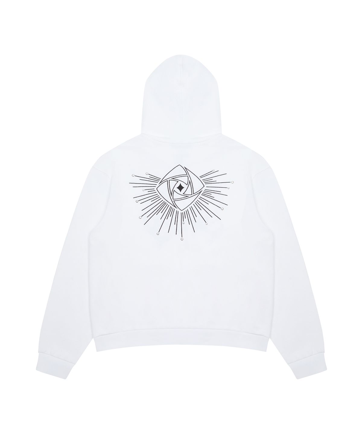 라티젠(LARTIGENT) [DISNEY] WISH_SPARKLE HOODIE ZIP-UP(WHITE)