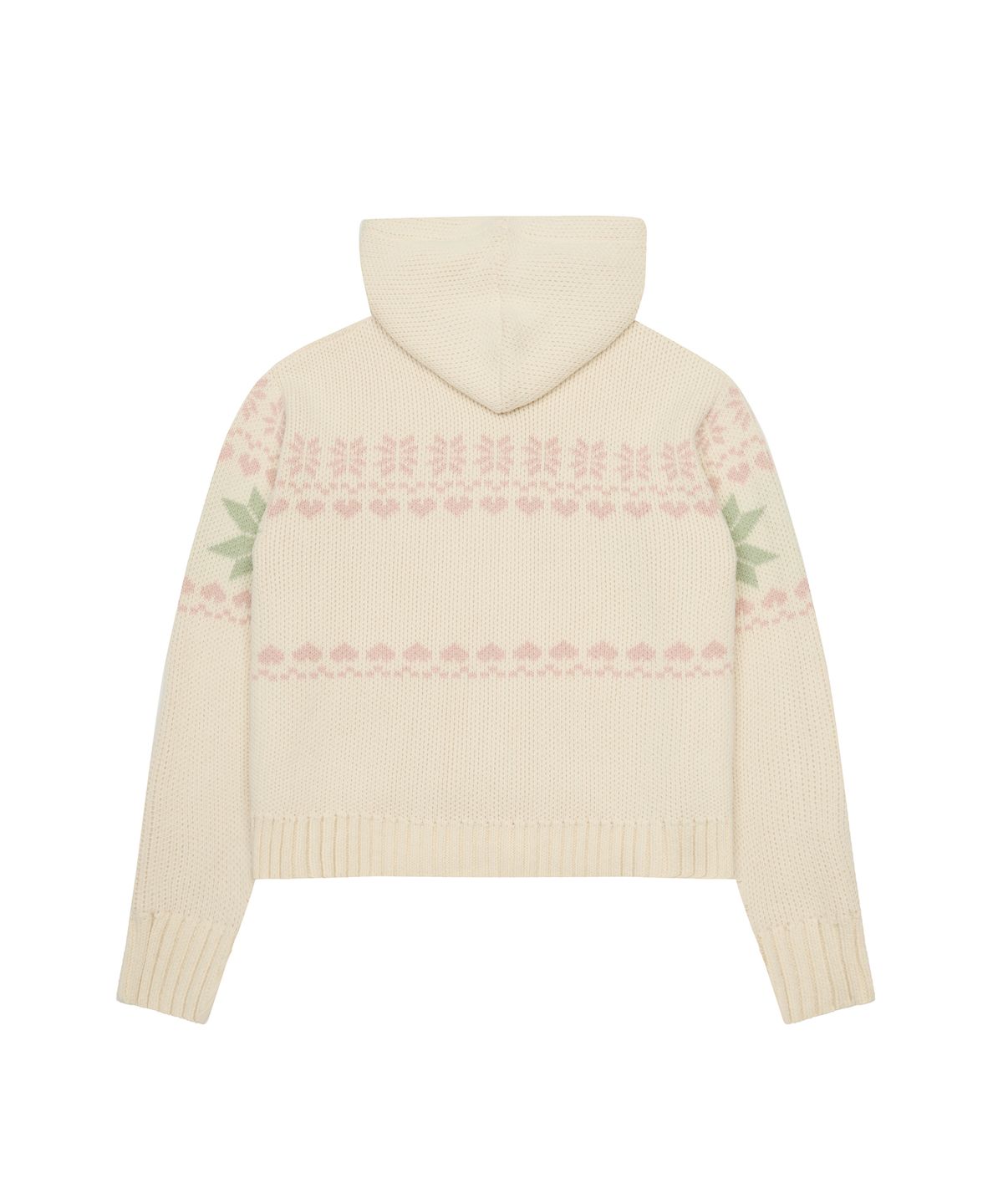 라티젠(LARTIGENT) [DISNEY] CHIP AND DALE_KNIT HOOD ZIP-UP(BEIGE)