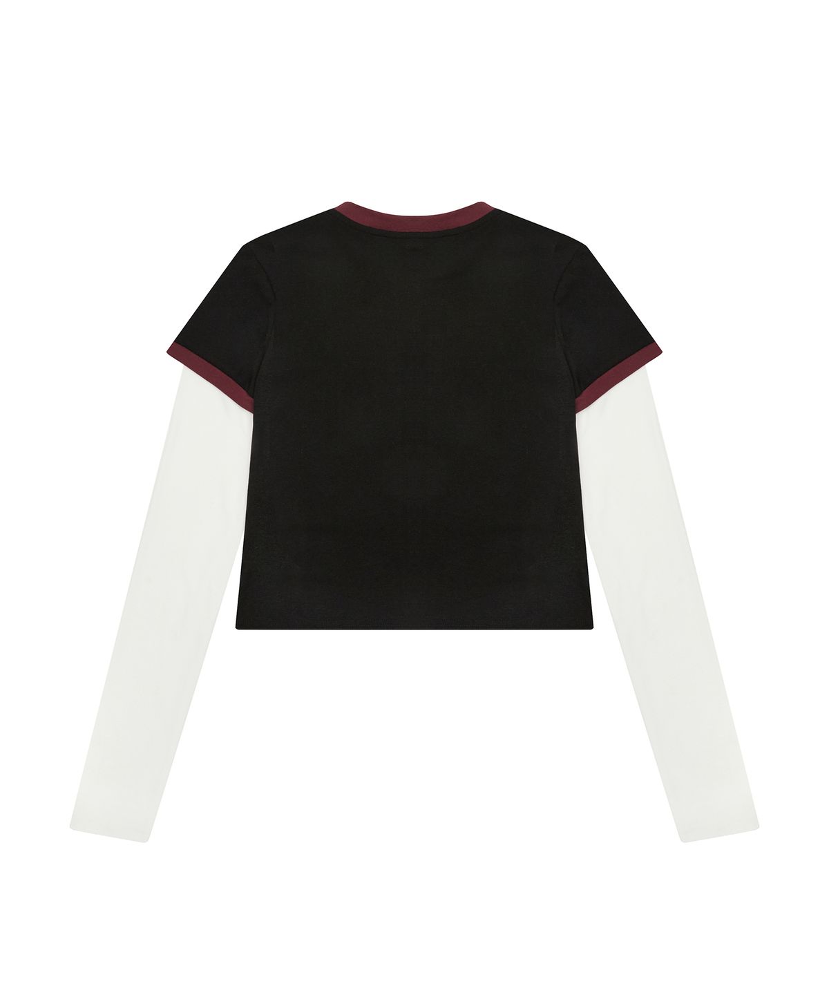 라티젠(LARTIGENT) [DISNEY] CINDERELLA_LAYERED T-SHIRT(BLACK)