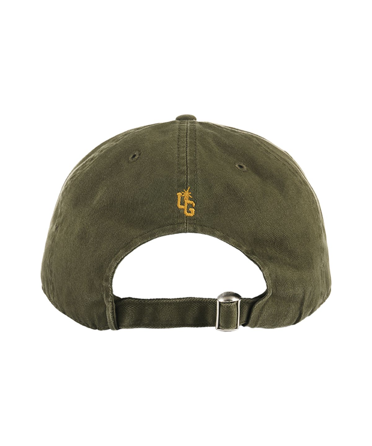 유니버스 가먼트(UNIVERSE GARMENT) 유니버스 싸인 롱 빌 워싱 캡_Olive