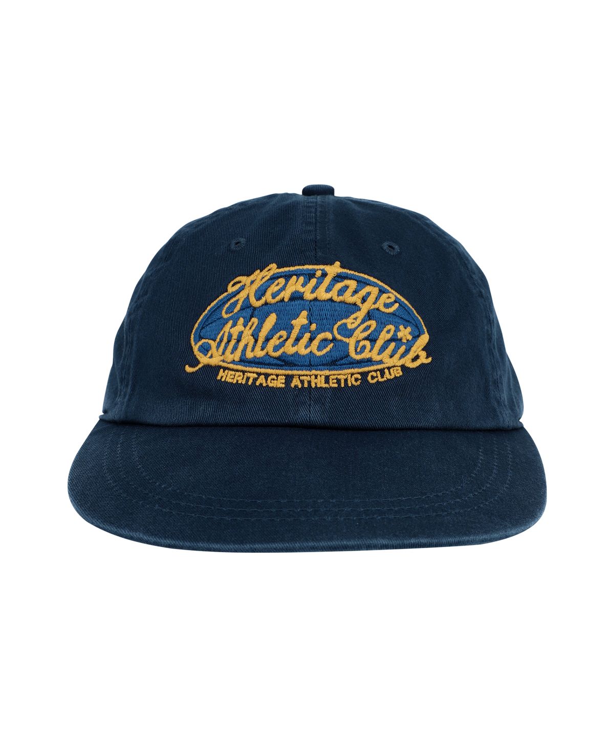 유니버스 가먼트(UNIVERSE GARMENT) 유니버스 싸인 롱 빌 워싱 캡_Navy