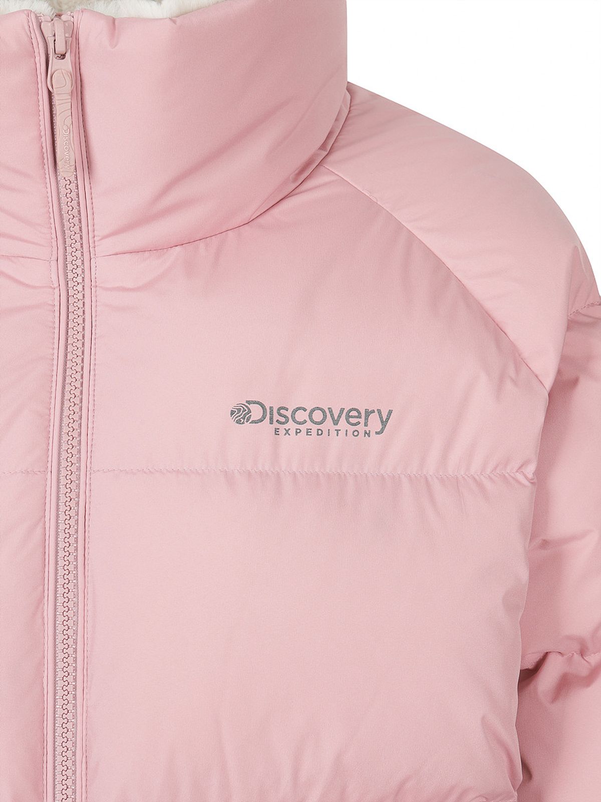 디스커버리 익스페디션(DISCOVERY EXPEDITION) 여성 올리브 글로우 다운 숏패딩 (L/PINK)