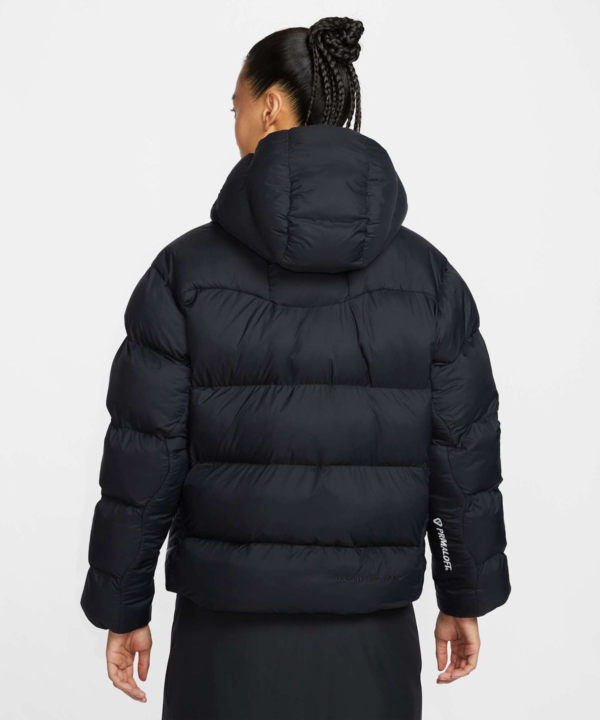 나이키(NIKE) ACG 루나 레이크 PrimaLoft® 써마 핏 ADV 루즈 후드 재킷 W - 블랙:서밋 화이트 / FZ6762-010