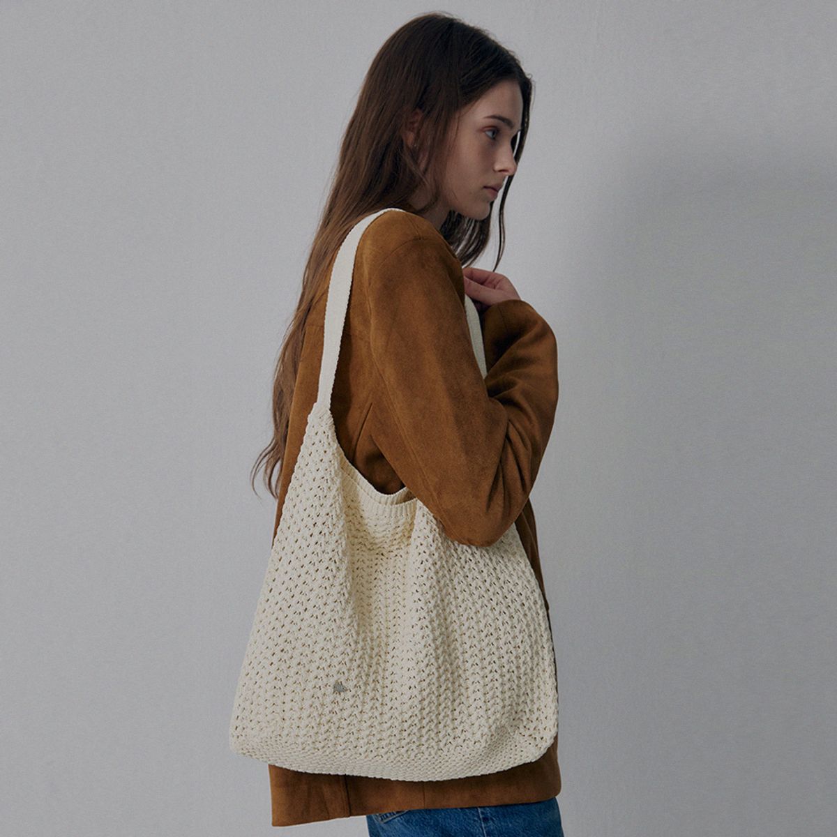메르헨(MERCHEN) Bow knit bag_4color