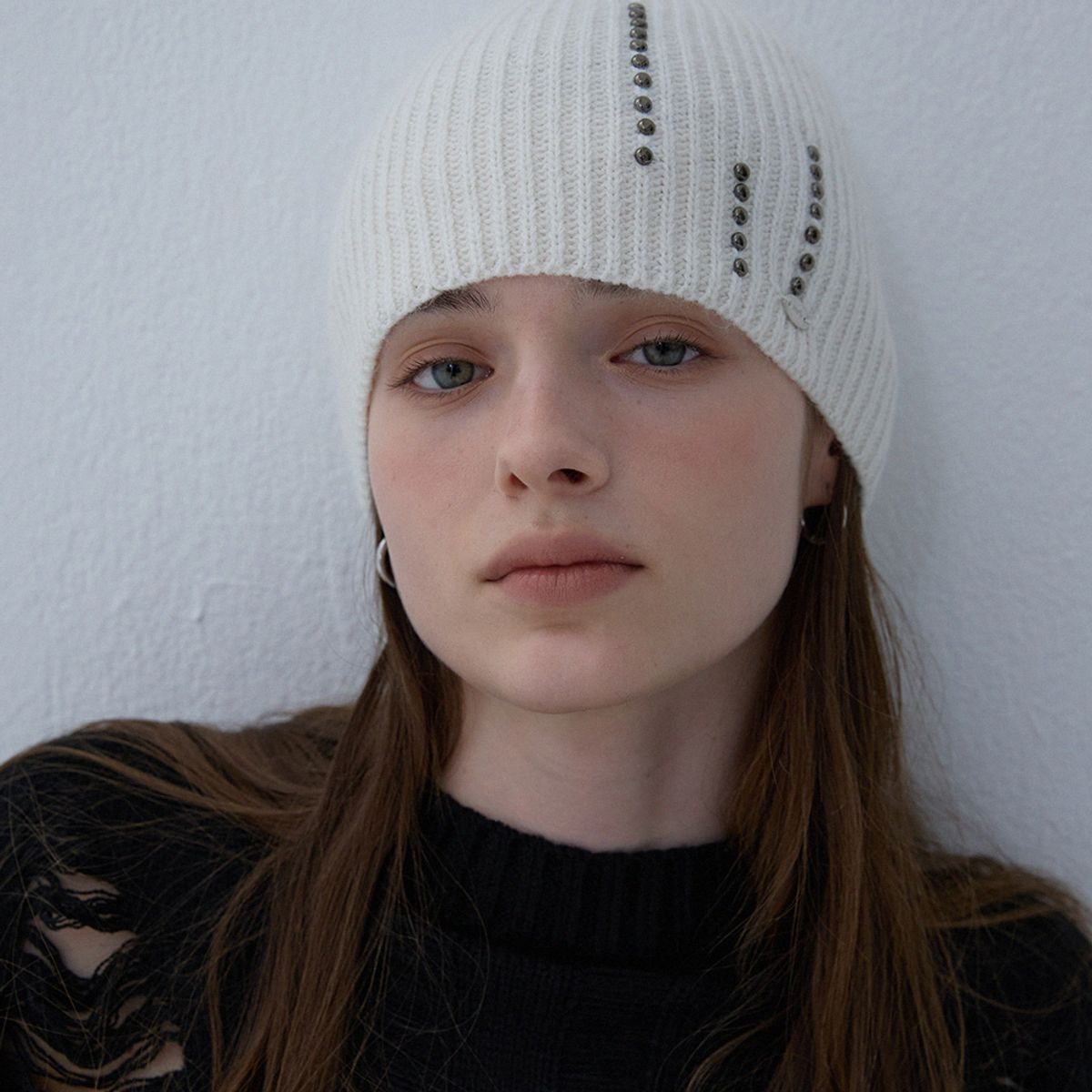 메르헨(MERCHEN) Stud beanie_5color
