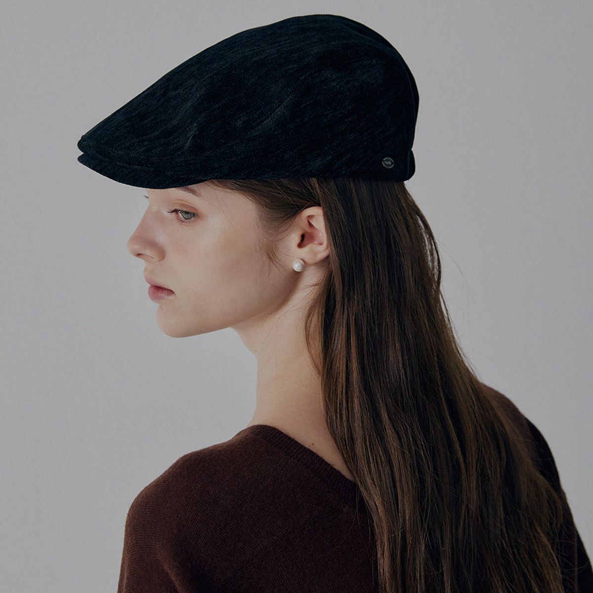 메르헨(MERCHEN) Velvet hunting cap_2color