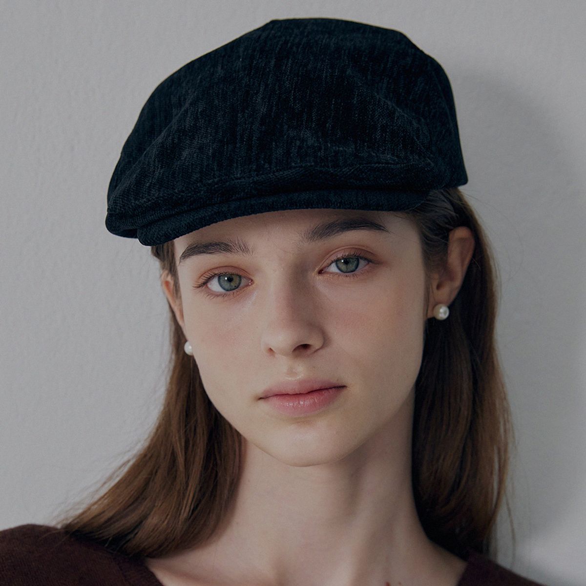 메르헨(MERCHEN) Velvet hunting cap_2color