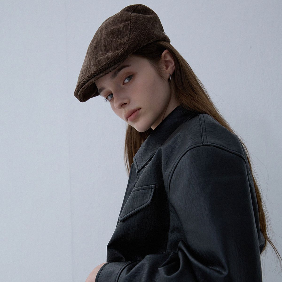 메르헨(MERCHEN) Velvet hunting cap_2color