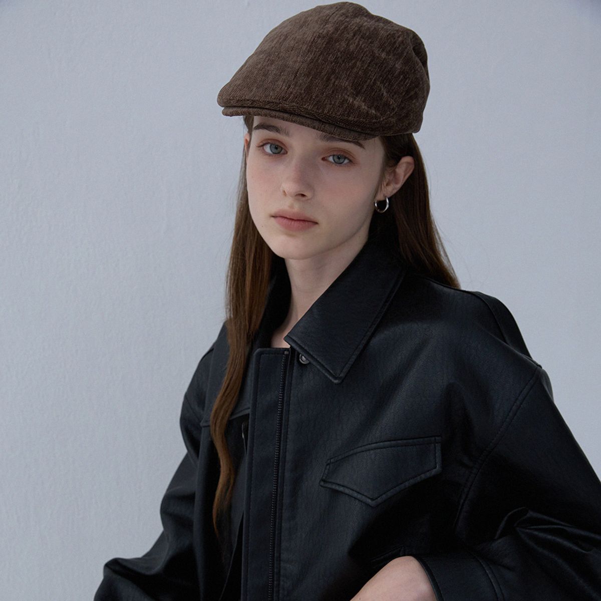 메르헨(MERCHEN) Velvet hunting cap_2color