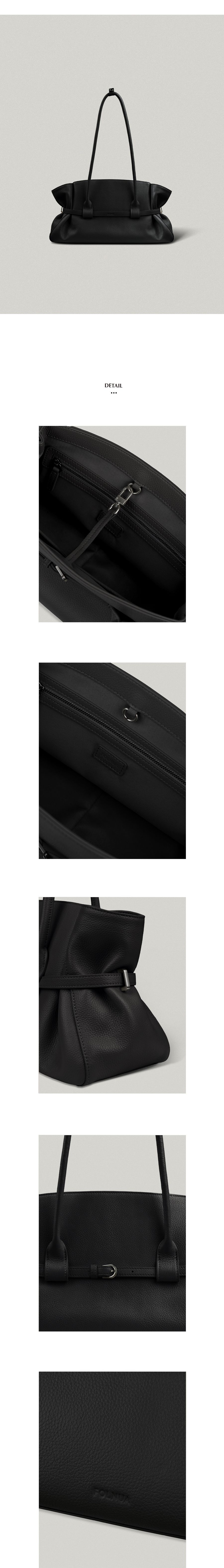 MUSINSA | FOLNUA HAVI BAG [BLACK - PLAIN]