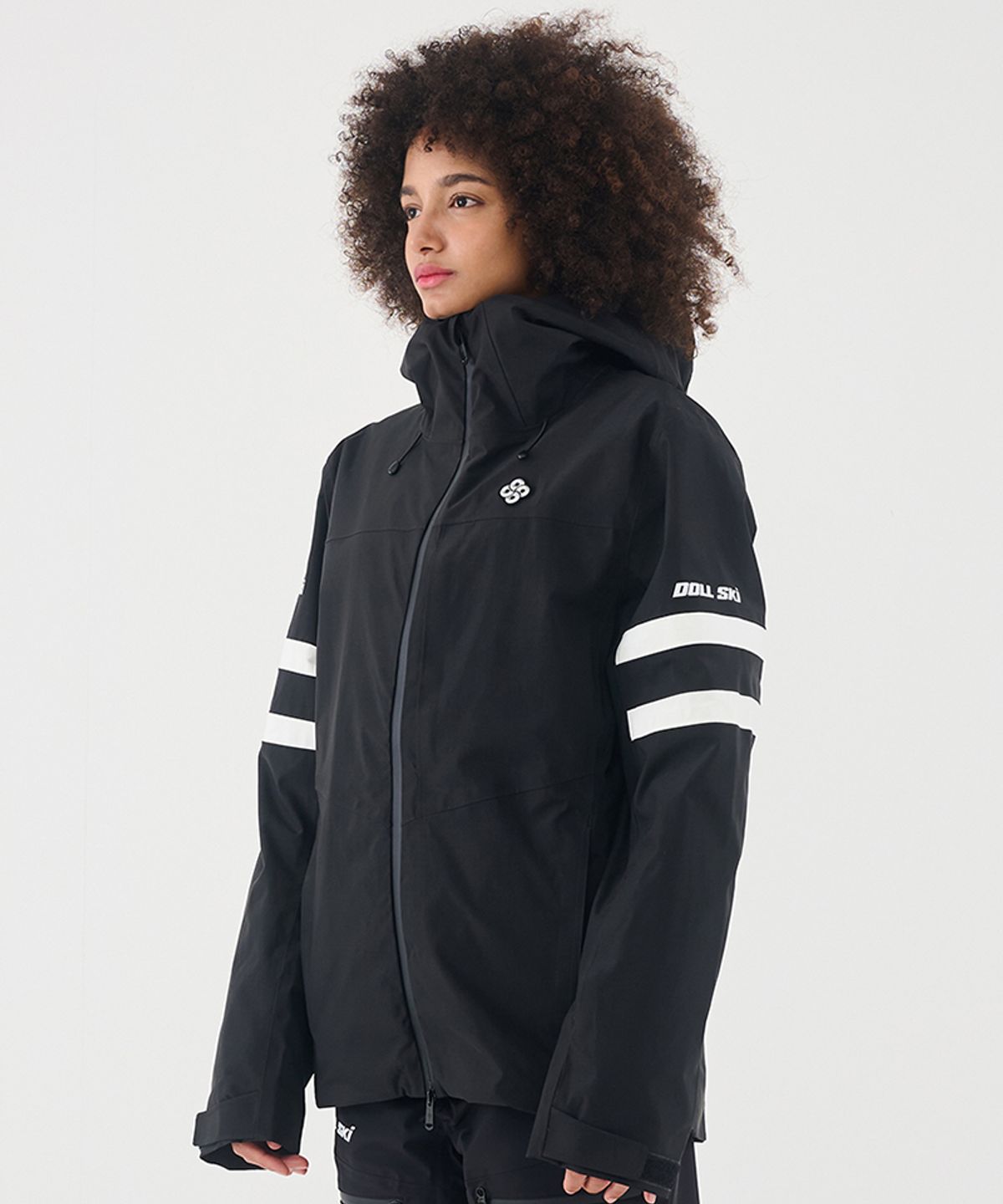 돌아우터웨어(DOLL OUTERWEAR) 2425 티포 스키 자켓 BLACK 남녀공용