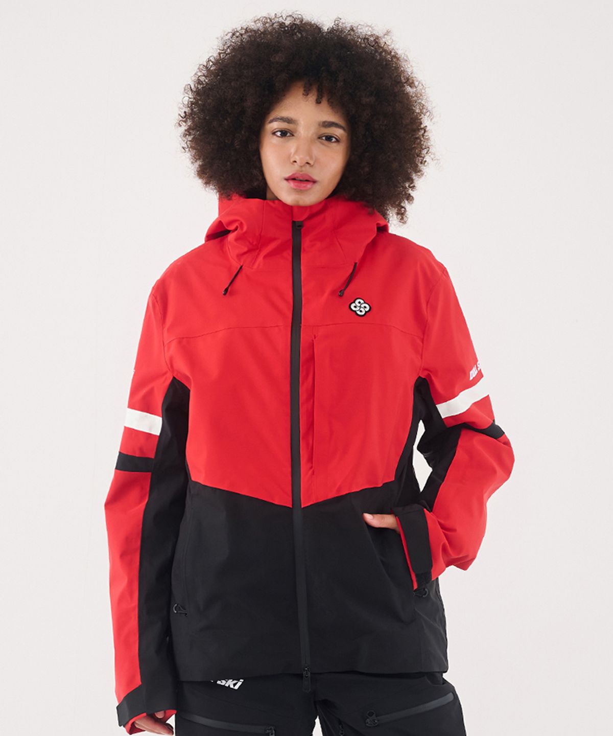 돌아우터웨어(DOLL OUTERWEAR) 2425 티포 스키 자켓 RED 남녀공용